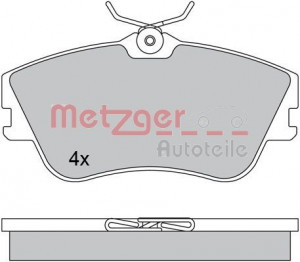 METZGER 1170389 - Bremsbelagsatz, Scheibenbremse