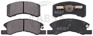 A.B.S. 37490 - Bremsbelagsatz, Scheibenbremse