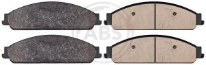 A.B.S. 38456 - Bremsbelagsatz, Scheibenbremse