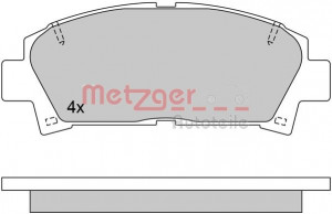 METZGER 1170398 - Bremsbelagsatz, Scheibenbremse
