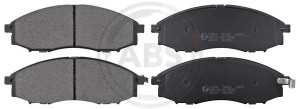 A.B.S. 37541 - Bremsbelagsatz, Scheibenbremse