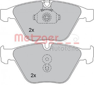 METZGER 1170090 - Bremsbelagsatz, Scheibenbremse