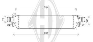 DIEDERICHS DCA1147 - Ladeluftkühler