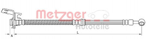 METZGER 4111048 - Bremsschlauch