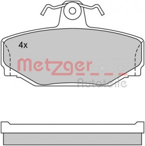 METZGER 1170074 - Bremsbelagsatz, Scheibenbremse