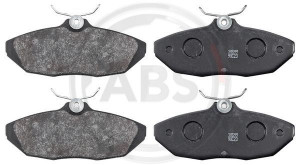 A.B.S. 38599 - Bremsbelagsatz, Scheibenbremse