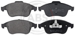 A.B.S. 37707 - Bremsbelagsatz, Scheibenbremse