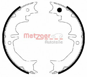 METZGER MG 207 - Bremsbackensatz, Feststellbremse