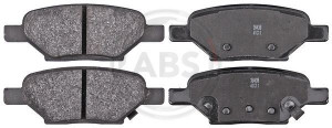 A.B.S. 38438 - Bremsbelagsatz, Scheibenbremse