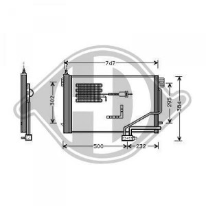 DIEDERICHS DCC1688 - Kondensator, Klimaanlage