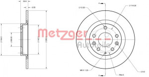 METZGER 6110756 - Bremsscheibe