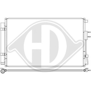 DIEDERICHS DCC1922 - Kondensator, Klimaanlage