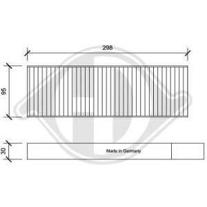 DIEDERICHS DCI1192S - Filter, Innenraumluft