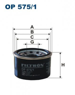 FILTRON OP575/1 - Ölfilter