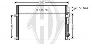DIEDERICHS DCC1191 - Kondensator, Klimaanlage