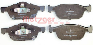 METZGER 1170832 - Bremsbelagsatz, Scheibenbremse
