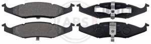 A.B.S. 38633 - Bremsbelagsatz, Scheibenbremse