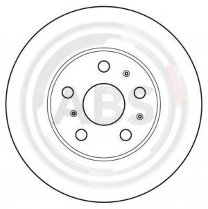 A.B.S. 16021 - Bremsscheibe
