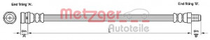 METZGER 4110239 - Bremsschlauch