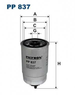 FILTRON PP837 - Kraftstofffilter