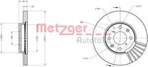 METZGER 6110255 - Bremsscheibe