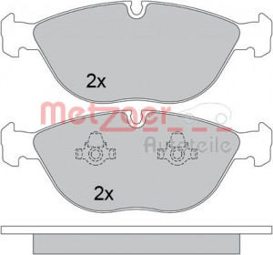 METZGER 1170454 - Bremsbelagsatz, Scheibenbremse