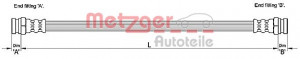 METZGER 4110215 - Bremsschlauch