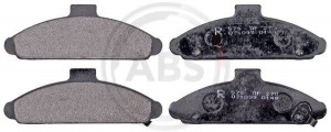 A.B.S. 36792 - Bremsbelagsatz, Scheibenbremse
