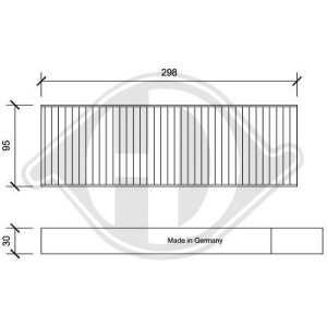 DIEDERICHS DCI0192S - Filter, Innenraumluft