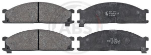 A.B.S. 36657 - Bremsbelagsatz, Scheibenbremse