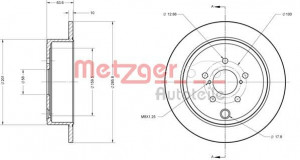 METZGER 6110099 - Bremsscheibe