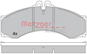 METZGER 1170400 - Bremsbelagsatz, Scheibenbremse