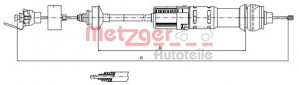 METZGER 11.2284 - Seilzug, Kupplungsbetätigung