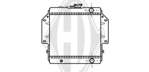 DIEDERICHS DCM3058 - Kühler, Motorkühlung