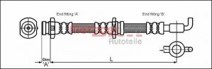 METZGER 4114757 - Bremsschlauch