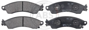A.B.S. 38412 - Bremsbelagsatz, Scheibenbremse