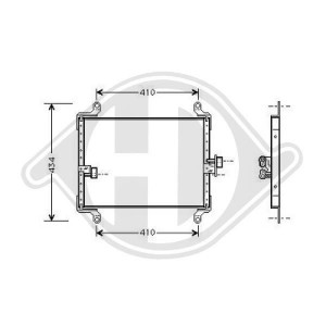 DIEDERICHS DCC1140 - Kondensator, Klimaanlage
