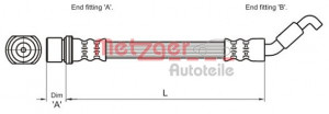 METZGER 4110033 - Bremsschlauch