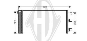 DIEDERICHS DCC1635 - Kondensator, Klimaanlage