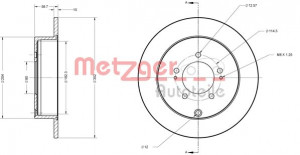 METZGER 6110197 - Bremsscheibe