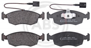A.B.S. 37865 - Bremsbelagsatz, Scheibenbremse