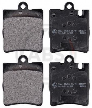 A.B.S. 37022 - Bremsbelagsatz, Scheibenbremse