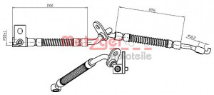 METZGER 4112227 - Bremsschlauch