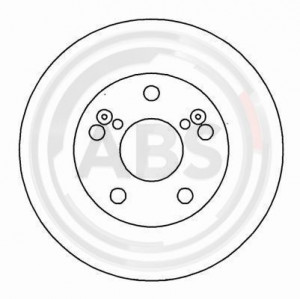 A.B.S. 16158 - Bremsscheibe