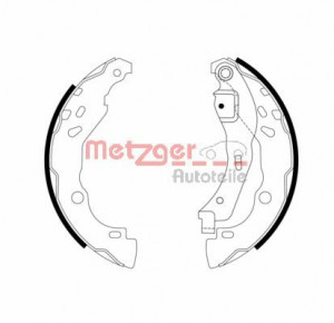 METZGER MG 968 - Bremsbackensatz