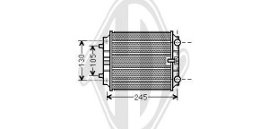 DIEDERICHS DCM3828 - Kühler, Motorkühlung