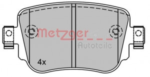METZGER 1170792 - Bremsbelagsatz, Scheibenbremse