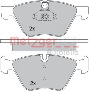 METZGER 1170203 - Bremsbelagsatz, Scheibenbremse