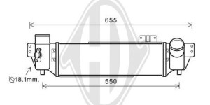 DIEDERICHS DCA1081 - Ladeluftkühler