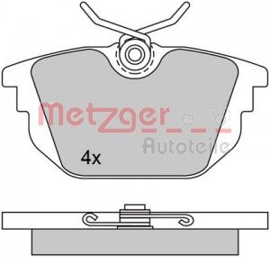 METZGER 1170497 - Bremsbelagsatz, Scheibenbremse